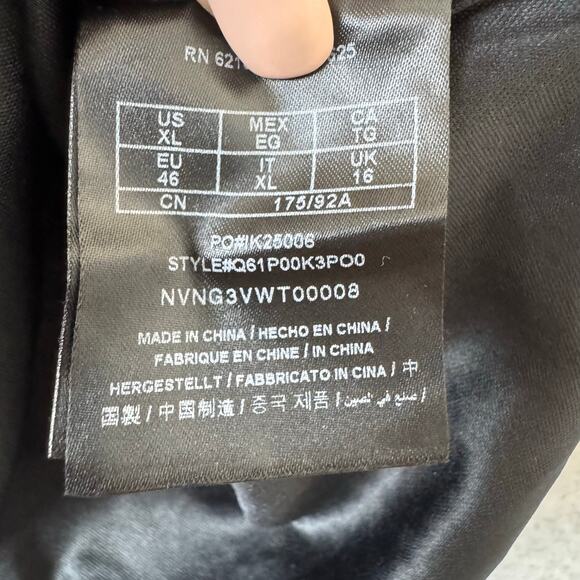 Guess Black Lace Top Women’s XL Wrap Stretch Floral Witchy Romantic Boho Y2K - Picture 8 of 11